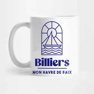 Billiers my haven of peace - Brittany Morbihan 56 Sea Holidays Beach Mug